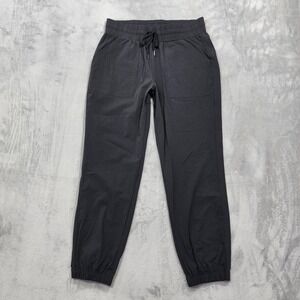 NEW Cosmolle Pants Womens L Black Jogger Lightweight Pockets Yoga Gym Athletic